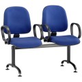 Cadeiras Longarinas Revestidas em Tecido J Serrano com estofado injetado, 2,3,4 e 5 Lugares com braços ou sem braços