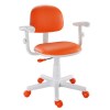 Cadeira digitador giratria Kids Color laranja
